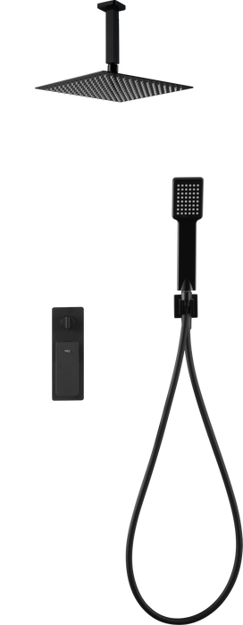 IMEX GPN058/NG NADI Matte Black Built-in Single-lever Shower Set