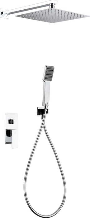 IMEX GPP048 PISA Conjunto Ducha Monomando Empotrado Cromo
