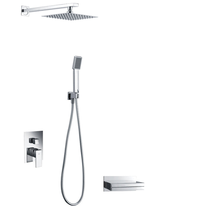 IMEX GPV017 JAVA Built-in Chrome Single-lever Shower Set