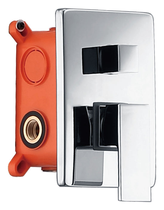 IMEX GSM03V Empotrado Monomando 3 Vías Cromo