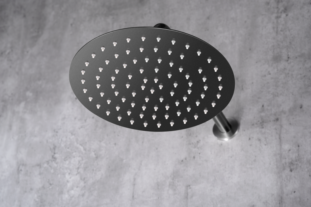 IMEX GTA052/NG ASSEN Matte Black Recessed Single-Handle Shower Set