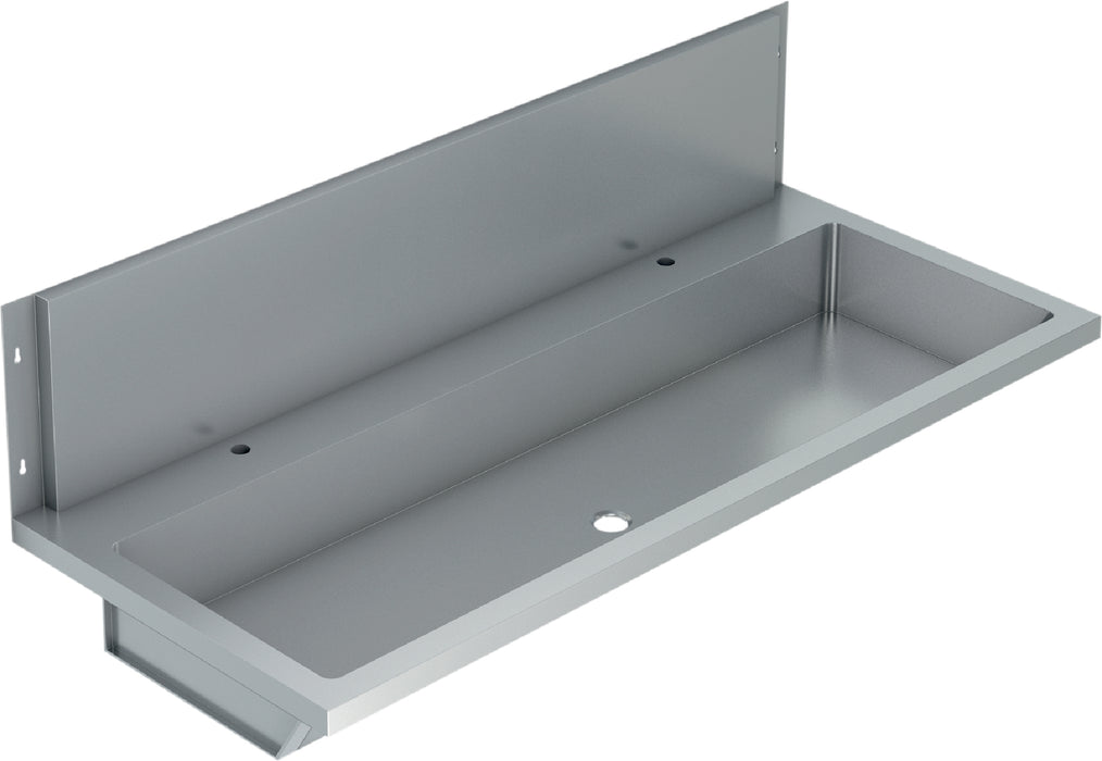 GENWEC GW08 42 04 01 Lavamanos colectivo inox 304 con peto 1500 mm