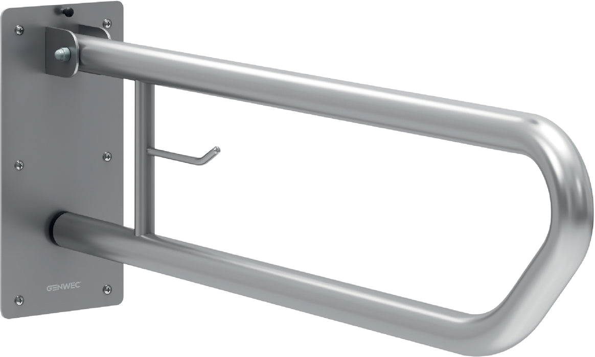 GENWEC GW11 08 04 01 Foldable Bar 600 mm Satin Stainless Steel Toilet Paper Holder Satin