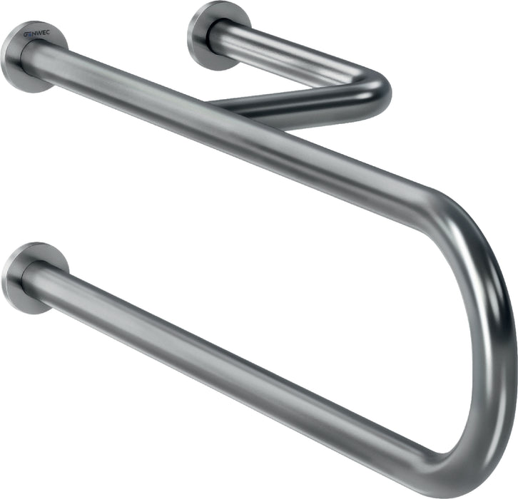 GENWEC GW11 11 04 02 Fixed Bar 3 Stainless Steel Bright Anchors Right Chrome