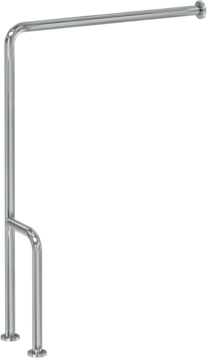 GENWEC GW11 12 04 02 90 Degree Bar Wall To Floor Stainless Steel Bright Left Chrome