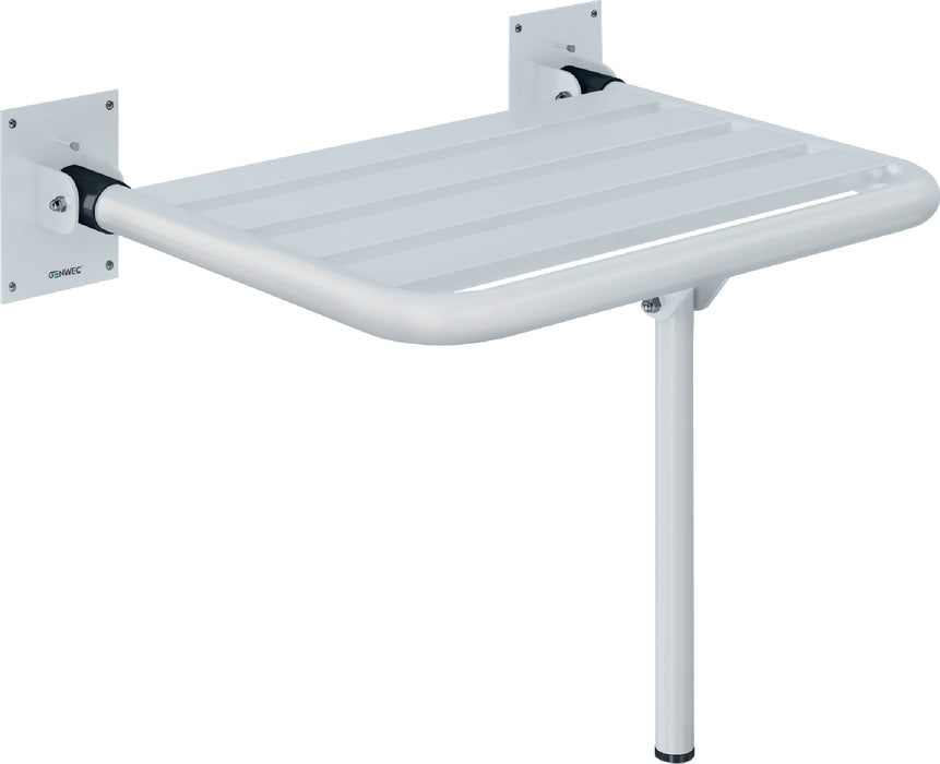 GENWEC GW11 24 03 00 Foldable Seat With White Steel Leg White