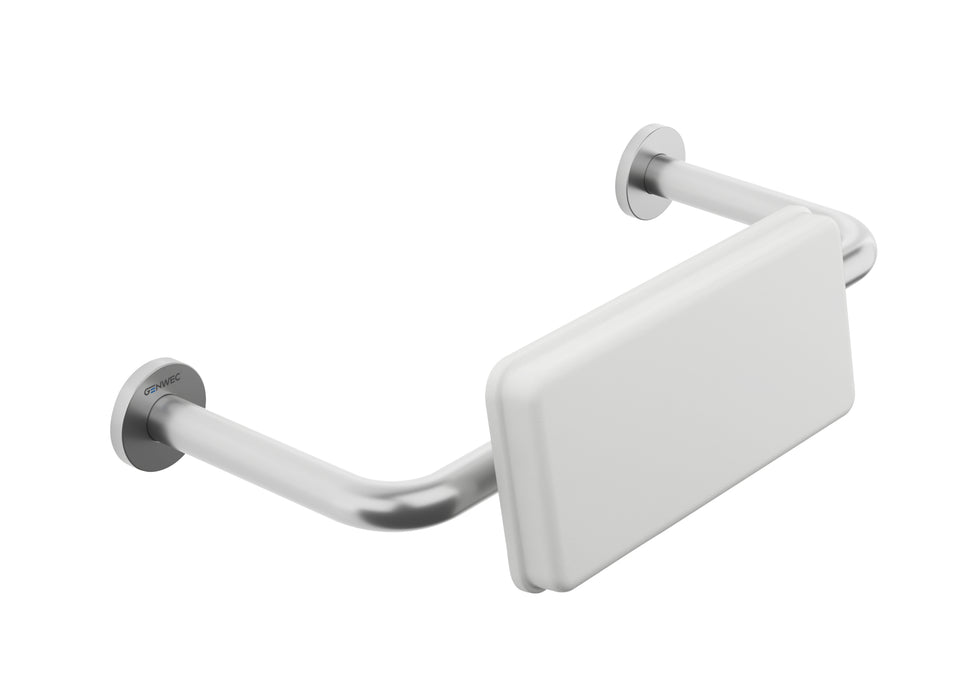 GENWEC GW11 77 04 01 Padded Backrest Satin Stainless Steel Satin