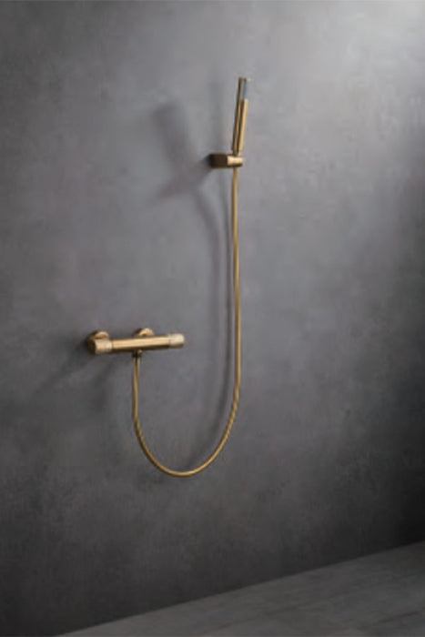 IMEX BTD038-5OC LINE Shower Faucet Brushed Gold Color