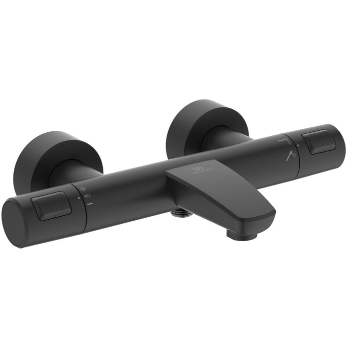 IDEAL STANDARD A7544XG CERATHERM T25 Thermostatic Bath/Shower Mixer Black Silk