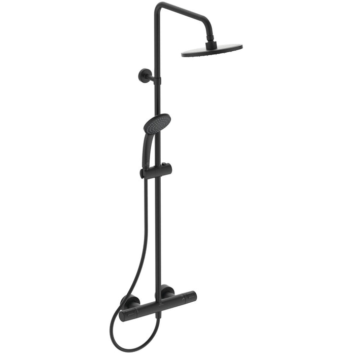 IDEAL STANDARD A7545XG CERATHERM T25 Thermostatic Tap Large Shower Black Silk