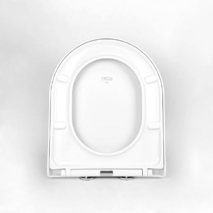 ETOOS 04214108 KEIKI Tapa WC Compatible Envolvente Extraíble Caída Amortiguada Blanco