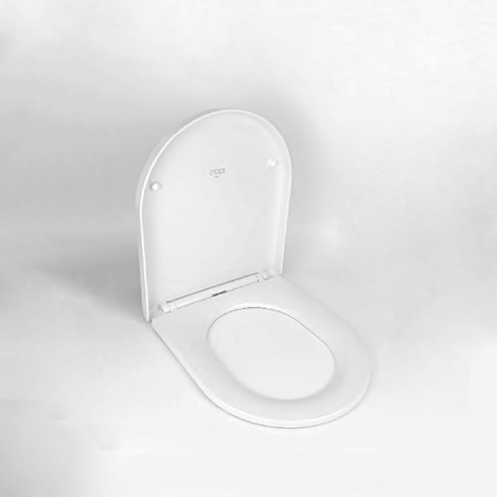 ETOOS 04214108 KEIKI Tapa WC Compatible Envolvente Extraíble Caída Amortiguada Blanco