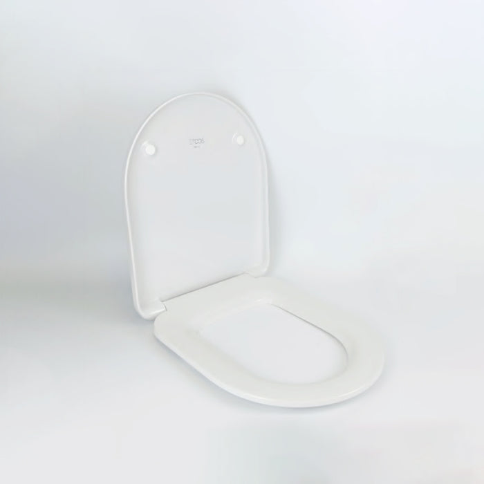 ETOOS 04032108 KAIROS Compatible Toilet Lid soft close Drop Removable Slim Surround White