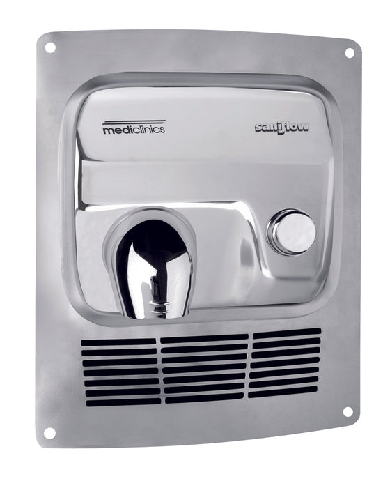 MEDICLINICS KT0005C Recessed Kit for Saniflow Manual Hand Dryer Gloss Finish (Without Dryer)