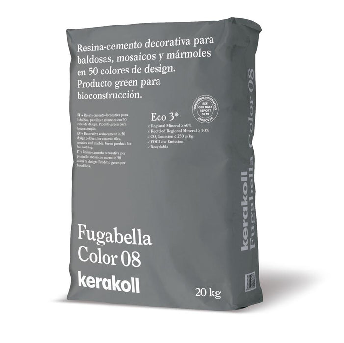 KERAKOLL 74353 FUGABELLA Color-8 20 kg 7 a 10 Días Kerakoll 