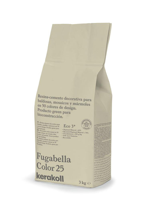 KERAKOLL 74299 FUGABELLA Color-25 3 kg 7 a 10 Días Kerakoll 