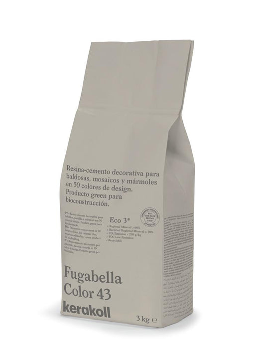 KERAKOLL 74335 FUGABELLA Color-43 3 kg 7 a 10 Días Kerakoll 