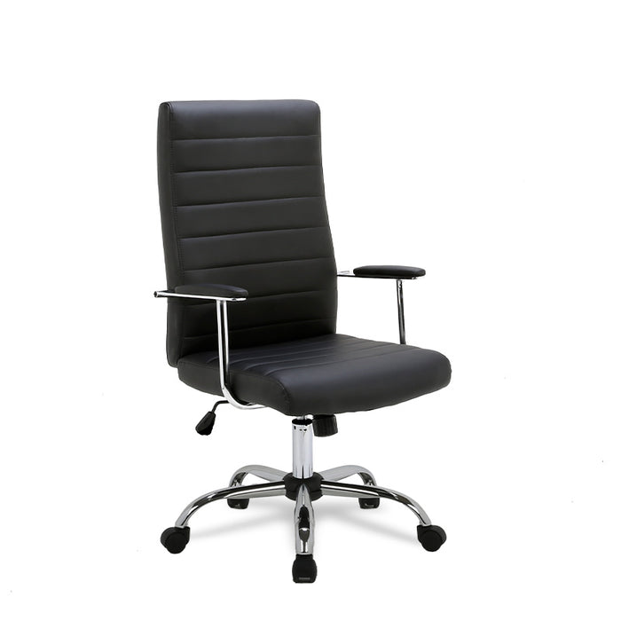 FURNITURE STYLE FS9024NG LARA Imitation Leather Office Chair Black