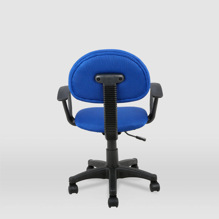 FURNITURE STYLE FS6223AZ LEYRE Textile Study Chair Blue