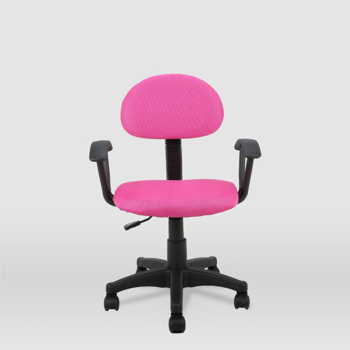 FURNITURE STYLE FS6223RS LEYRE Pink Textile Study Chair