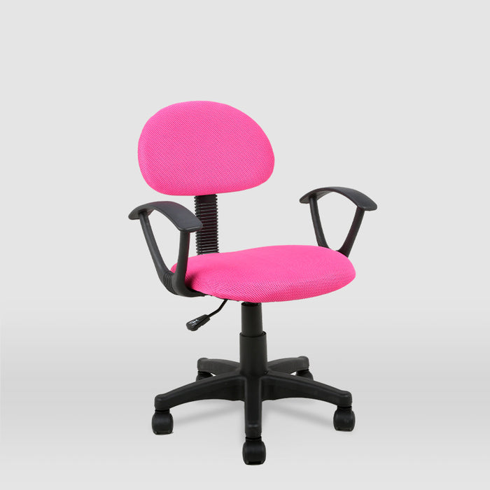 FURNITURE STYLE FS6223RS LEYRE Pink Textile Study Chair
