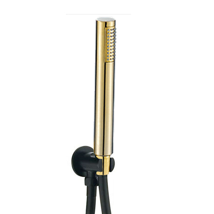 LLAVISAN L157614 OSLO Single-Handle Recessed Ceiling Tap Matte Black Gold