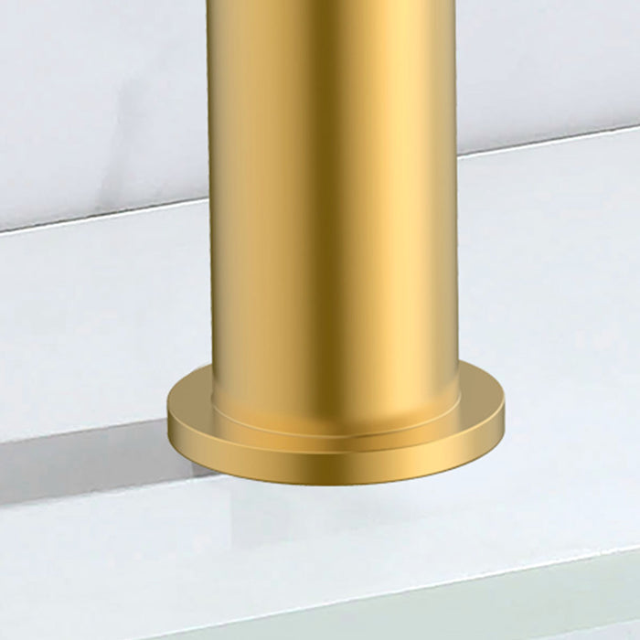 LLAVISAN L157694 OSLO Single Handle Basin Tap Brushed Gold