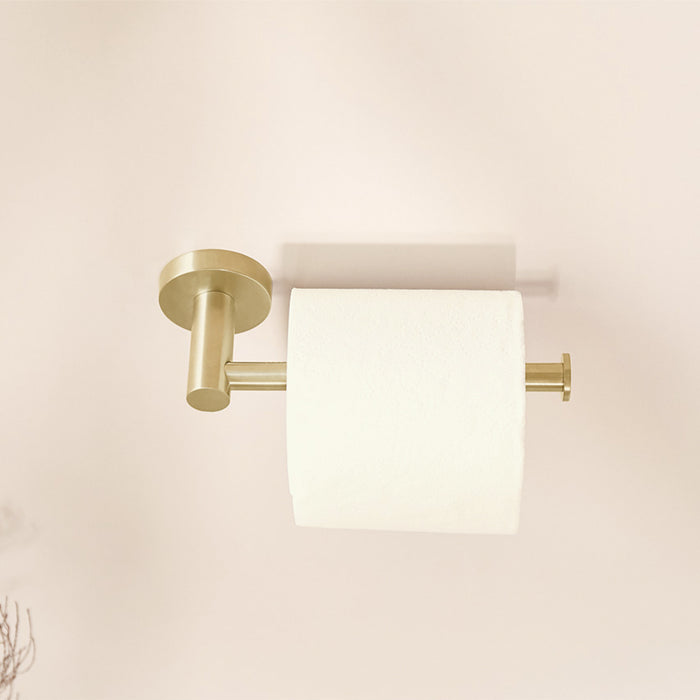 SANYCCES POR001BG LOOP Brushed Gold Toilet Paper Holder