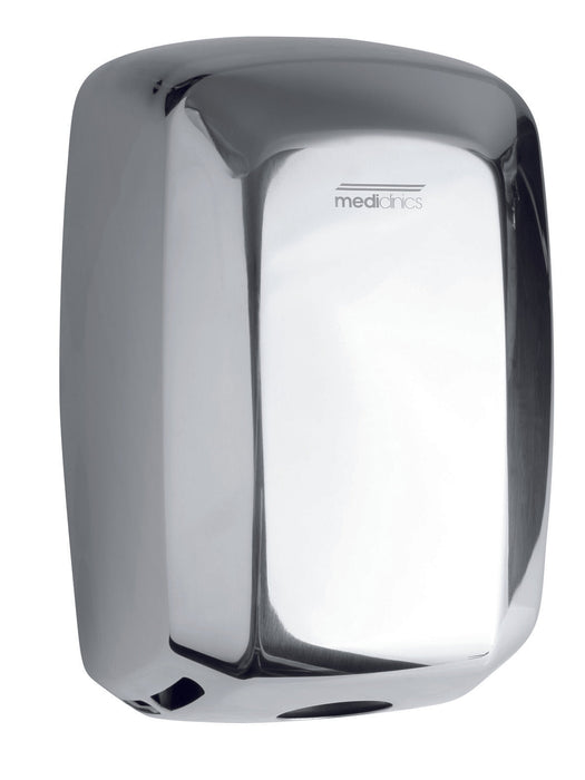 MEDICLINICS M09AC-FIL MACHFLOW Secamanos Automático Acabado Cromo con Filtro Hepa