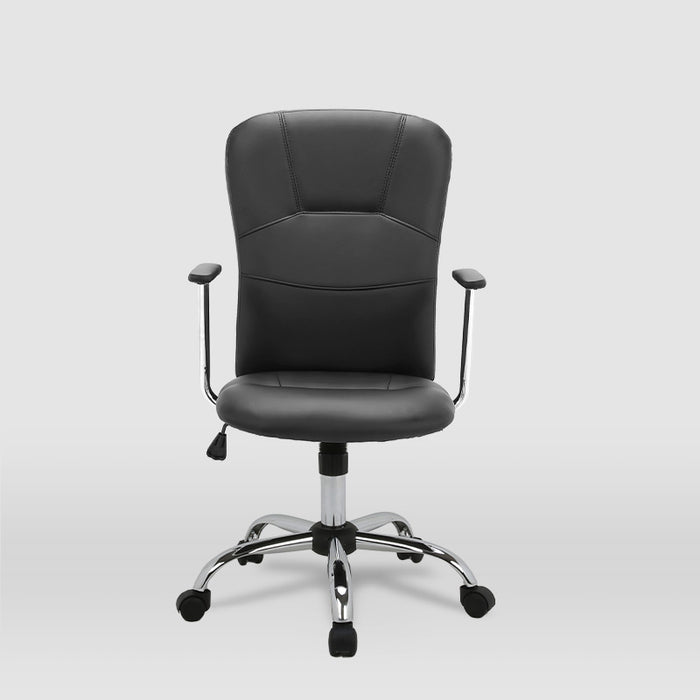 FURNITURE STYLE FS9023NG MAGALI Imitation Leather Office Chair Black
