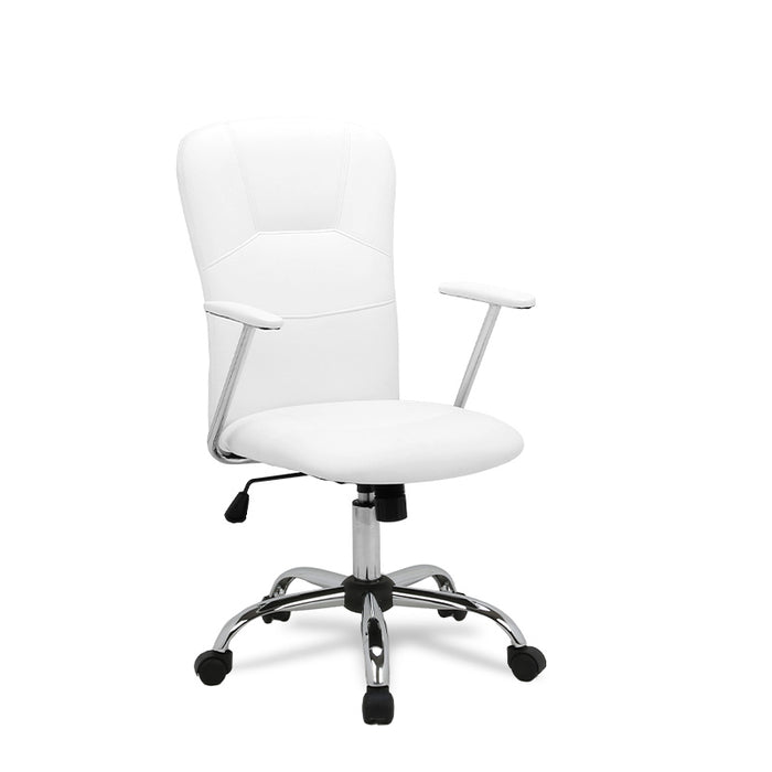 FURNITURE STYLE FS9023BL MAGALI Office Chair Imitation Leather White