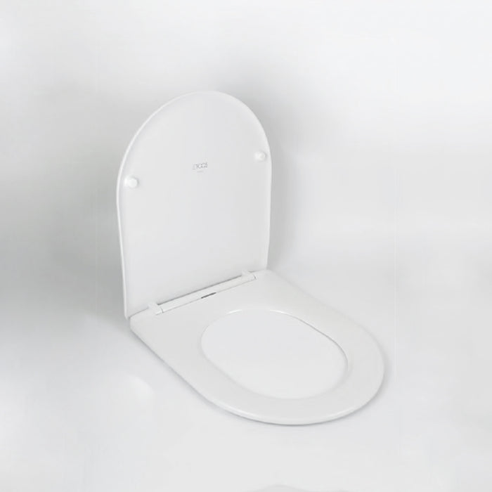 ETOOS 04217108 MAKANI Tapa WC Compatible Slim Extraíble Caída Amortiguada Blanco