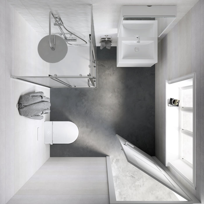 MIZUBATH HNMRADA0010024 RADA+ Inodoro Inteligente Rimless BTW Cisterna Integrada Display Electrónico Blanco