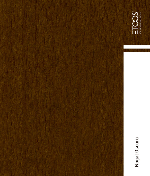 ETOOS 02014103 MERIDIAN Antiguo Tapa WC Roca Madera Nogal Oscuro