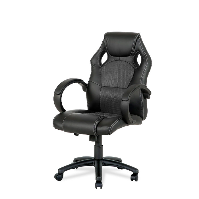 FURNITURE STYLE FS7801MNG OLIMPIA Gaming Chair Imitation Leather-Textile Color Black