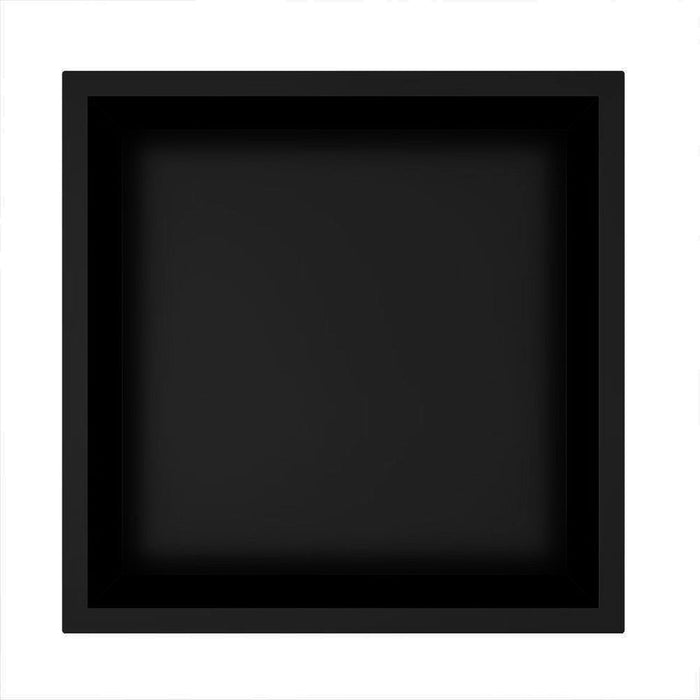 OXEN 137904 Square Shower Niche 30 x 30 cm Matte Black
