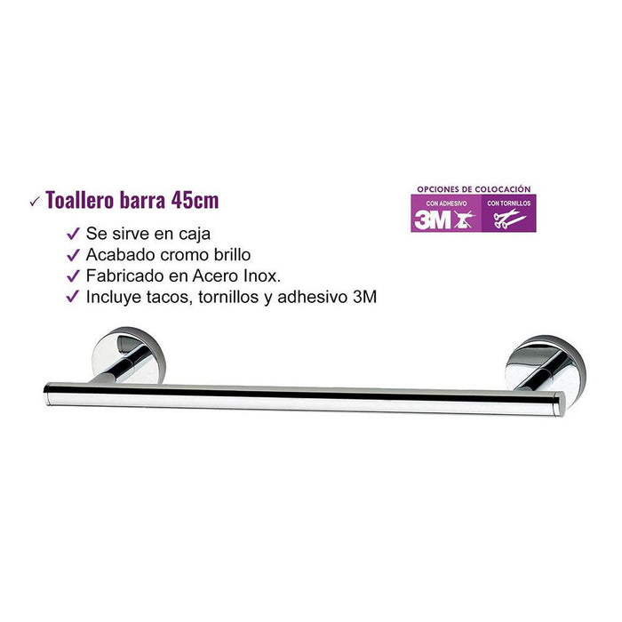 OXEN 324674 MEDINA Toallero Barra Acero Inoxidable 3 a 5 Días OXEN 