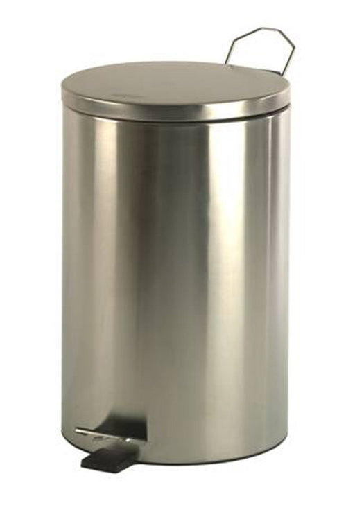 MEDICLINICS PP1305C Cubo Pedal Redondo 5L. Inoxidable Brillo 5 a 7 Días Mediclinics 