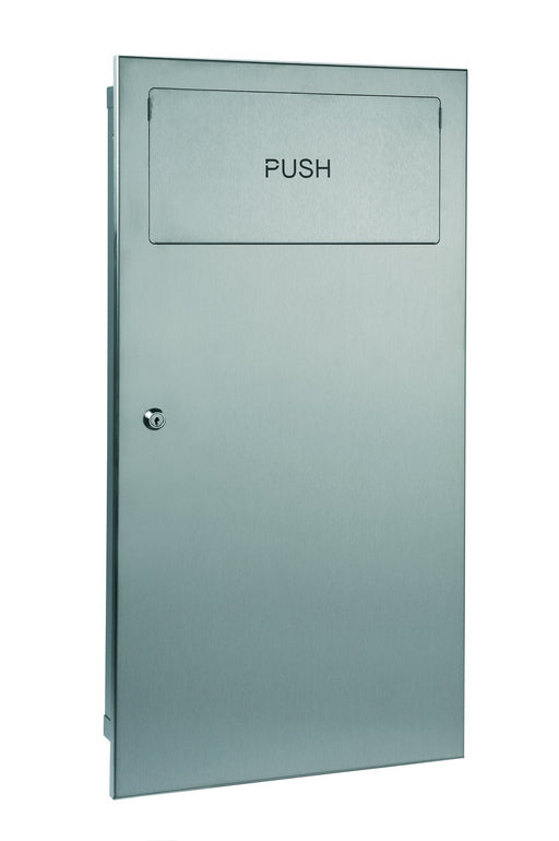 MEDICLINICS PPE0010CS Papelera empotrable acero mate 5 a 7 Días Mediclinics 