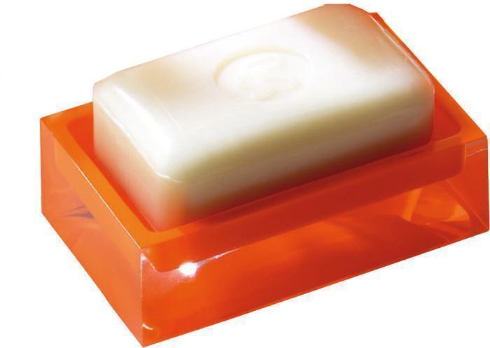 GEDY RA116700300 Rainbow Orange Soap Dish