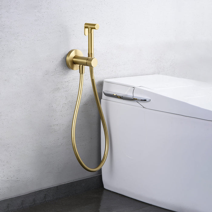 IMEX RDD038/OC LINE Grifo Empotrado de Bidé Oro Cepillado