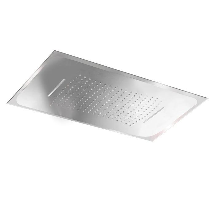 IMEX RDG590/P Rociador Empotrado Rectangular 3 Vías con Premarco Cromo