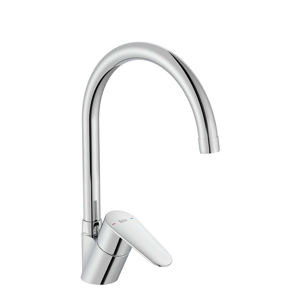 Grifo cocina monomando cromo ROCA A5A8E25C00 VICTORIA-N — Bañoidea