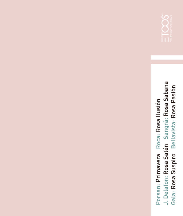 ETOOS 02085062 MARINA Tapa WC Gala Fijación Horizontal Color Rosa Suspiro (Anterior a 2007)