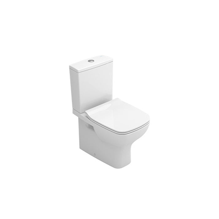 SANITANA POP SQUARE Complete Compact Rimless Toilet White Gloss