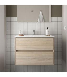 Mueble de baño OPTIMUS 800 BLANCO MATE + Lavabo