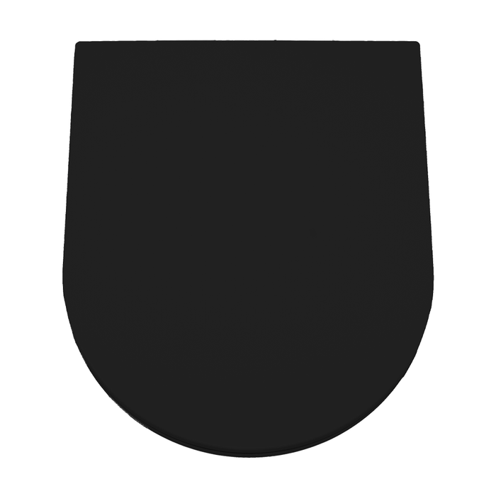 AQUORE 10902 TURIN/GENOVA Tapa Asiento WC Caída Amortiguada Color Negro Mate