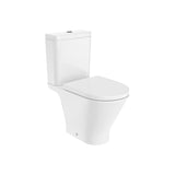ROCA THE GAP ROUND Rimless Full Open Foot Toilet Dual Outlet White