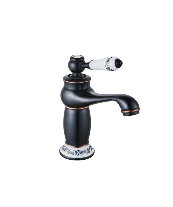 UNIVERSAL DE GRIFERÍA GL11078 NEOCLÁSICO Grifo Monomando Lavabo Negro