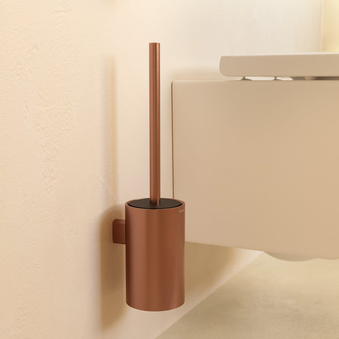 COSMIC ARCHITECT SP Brushed Copper PVD Wall Toilet Brush Holder
